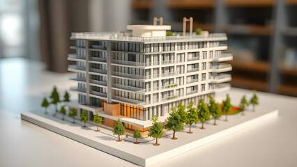 건축 설계도 건물 모형 3d 청사진Architectural Designs Building Model 3d Blueprint