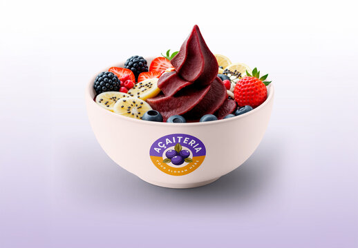 Acai Bowl Mockup