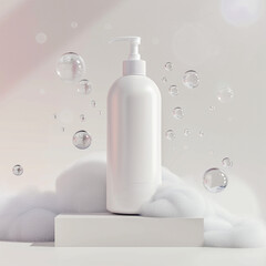 Foaming Cleanser Bottle with Bubbles