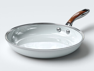 Frying pan, white background