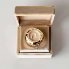 Luxury Eye Cream Jar in Velvet Box