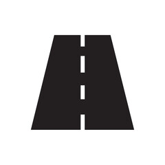 road sign isolated