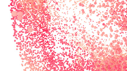 Abstract background with pink and coral bubbles. Perfect for websites, presentations, and more.
