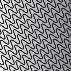 Modern smooth zig zag pattern line design.