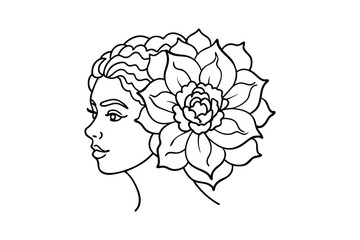 Hand Drawn Floral Line Art Vector Pack - Botanical Flower Illustrations & Nature Outline Graphics for Wedding, Branding & Design Projects