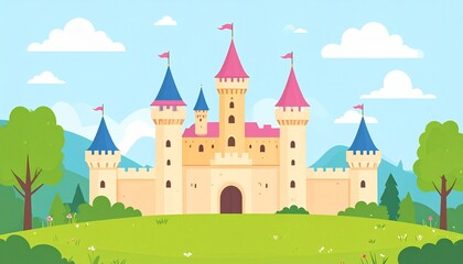 お城のイラスト