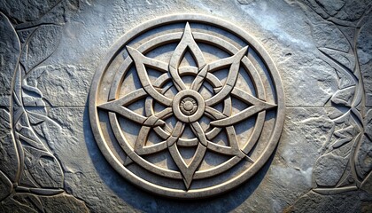 Intricate Stone Relief Design