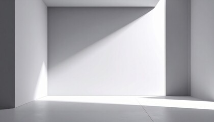 Empty Modern Minimalist Interior Space