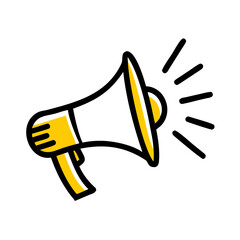Marketing Advertising – Hand Drawing Icon for Web and Graphic Design
