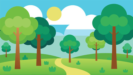 Obraz premium autumn landscape with trees