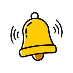 Notification – Hand Drawing Icon for Web and Graphic Design