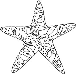 Star line drawing style