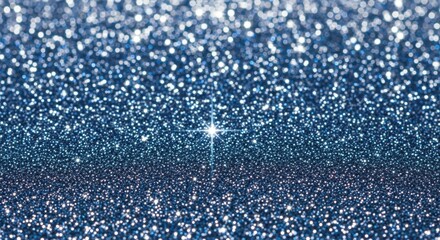 Sparkling blue glitter background with shimmering effects, ideal for festive designs and celebrations