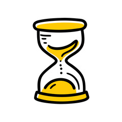 Task Deadline – Hand Drawing Icon for Web and Graphic Design