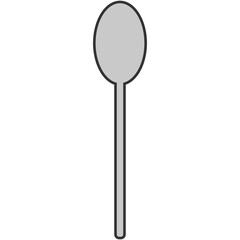 gray spoon icon