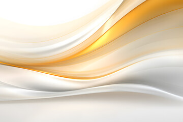 Abstract futuristic blue and yellow wavy lines create a dynamic, flowing digital art pattern
