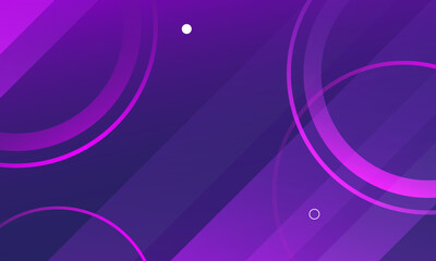 Abstract purple background with circles. Vector illustration