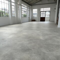 Fototapeta premium Spacious, light-filled industrial space