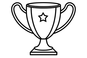 trophy cup, an isolated shiny metal object, symbolizes a champion's victory and the prize for first place in a competition