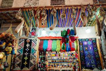 Fototapeta premium Gewürzladen in Marrakesch