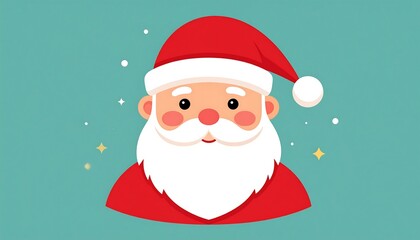 Cartoon Santa Face