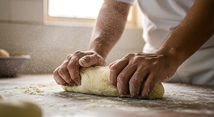 Process of kneading dough