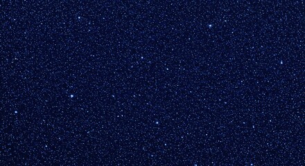 A dark blue background filled with countless tiny sparkling stars