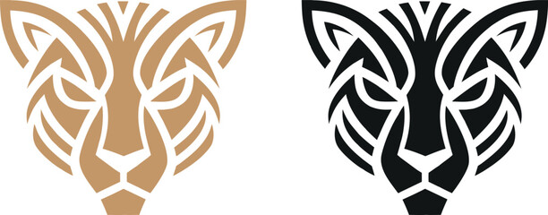 Leopard logo symbol vector Art, Icons, and Graphics for Designers © JOY RAM ROY