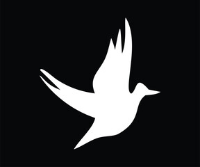 Minimal Canary and Sparrow Bird Logo Silhouettes Clean Vector Icons for Branding and Nature Design
