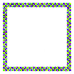 Alien Circuit Frame – Extraterrestrial Pixel Glitch UI Border