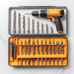 A tool kit with drillers and drillers