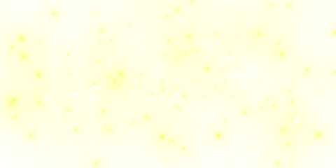 Soft yellow sparkling background with glowing star-like sparkles and haze, perfect for festive, magical, or celebratory themes