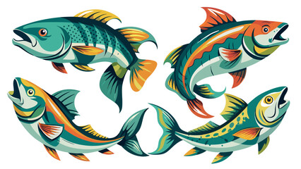 set of fish