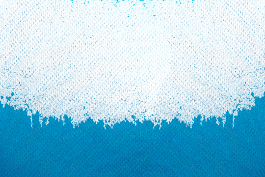 Distressed Grungy Light Blue Fabric Texture Overlay. The Rugged Texture Offers a Strong Visual Aesthetic, Suitable for Posters and Grunge-Inspired Visuals.