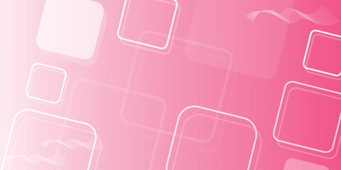 Soft Pink Abstract Square Background With Flowing Lines, Perfect For Beauty, Medical, Technology, Or Business Themes With A Clean, Elegant And Feminine Design Aesthetic.