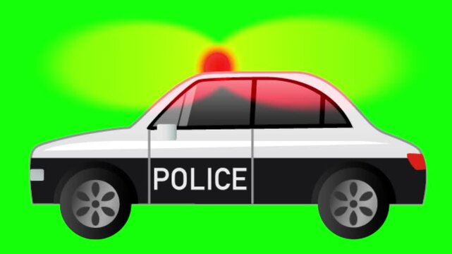 Police patrol car running - Japanese