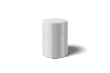 Standing of Blank Salt Jar, 3D Illustration
