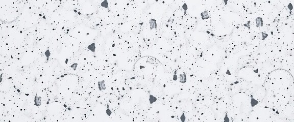 High-resolution white and grey marble terrazzo texture  ,  grey,  elegant