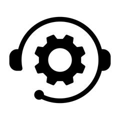 Cogwheel and contact us icon collection flat style. Manufacturing symbol. Containing Operation, process, Service, Cog wheel, Gear wheel, tool, maintenance, repair signs vector illustration.