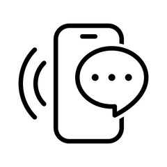 Smartphone with bubble chat icon collections. Contact us symbol. Call, talk, phone, chat bubble, communication, mobile phone, telephone, ringing sign vector illustration 