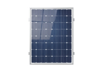 Solar panel isolated on transparent background for renewable energy generation