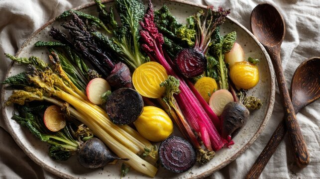 Creative meal made from leftover vegetables, focusing on reducing food waste through smart reuse and compost alternatives