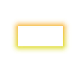 Yellow and Orange Gradient Glow Border on White Background