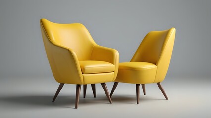 Yellow armchair