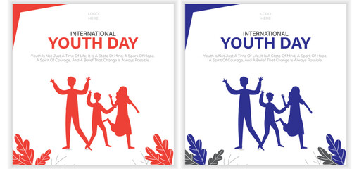 Happy International Youth Day Social Media Post