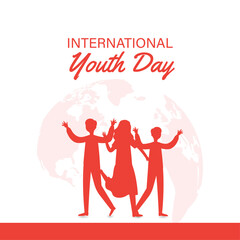 Happy International Youth Day Social Media Post