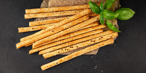 grissotti breadstick Grissini breadsticks whole grain cereal fresh delicious gourmet food...