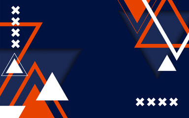 Dark background with gradient triangles