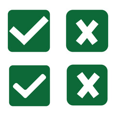 checkmark icon color editable on white background