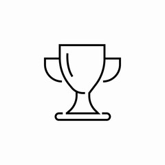 winner trophy award icon sign vector
